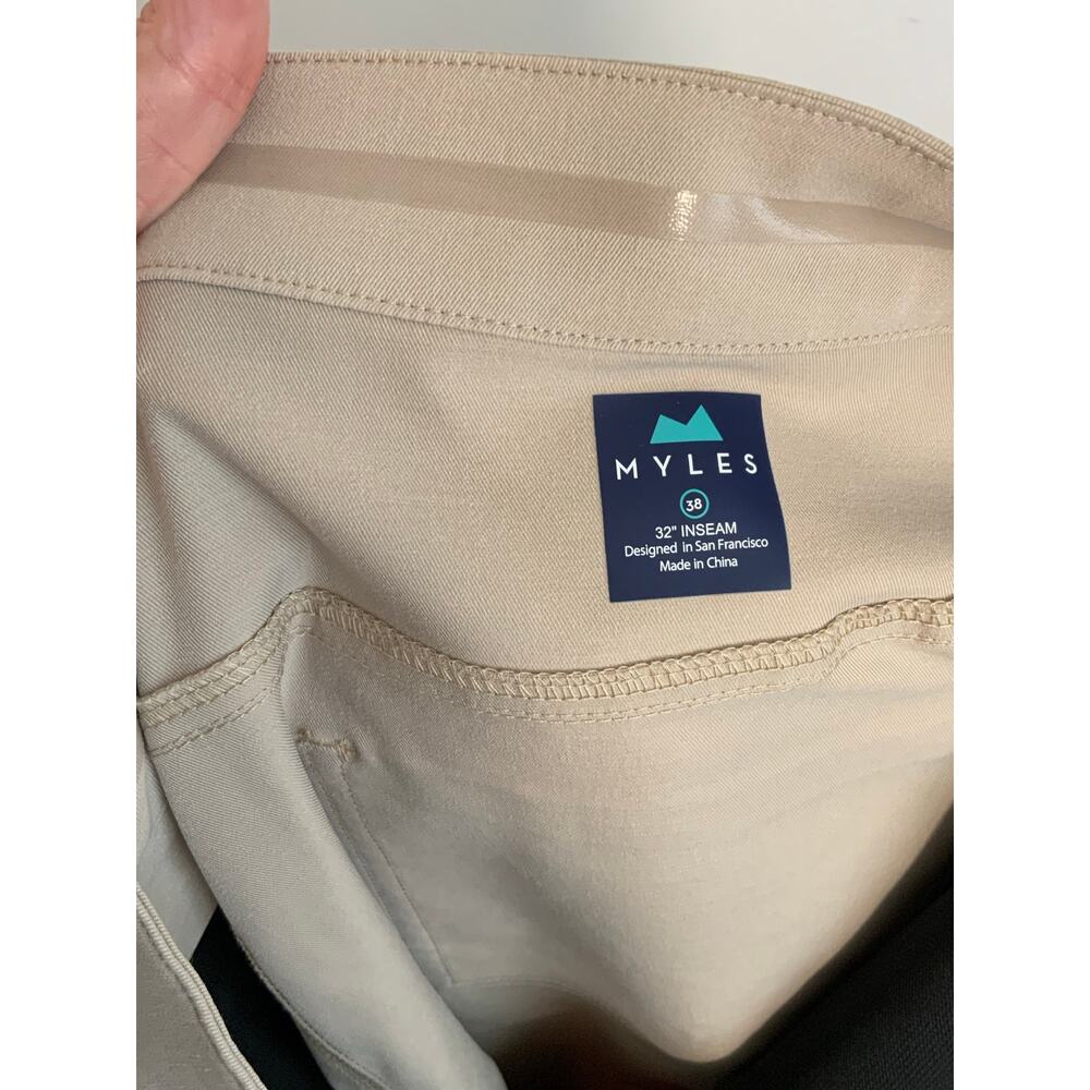 Myles Tour Pants light tan size 38x 30 - Picture 4 of 6